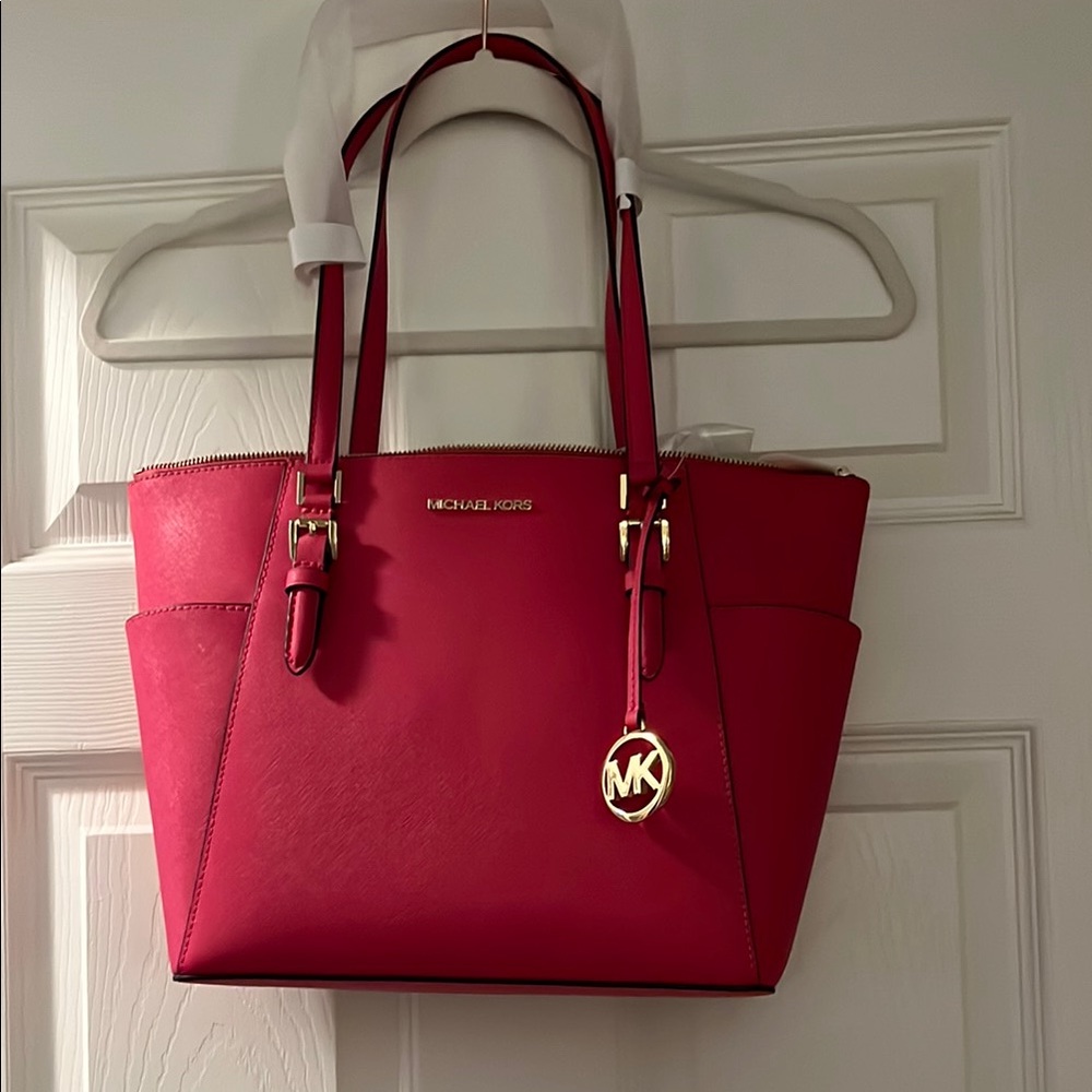 Michael Kors Fuchsia Tote Bag